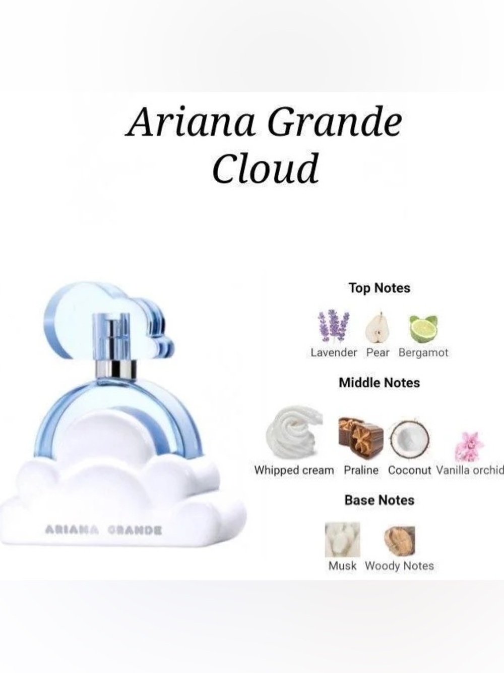 Ariana Grande Cloud Eau de Parfum 3.4 FL OZ  - TESTER NIB